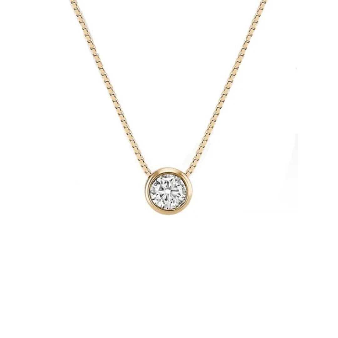 Bezel Set Pendant
