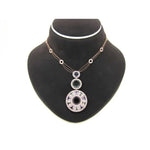 Load image into Gallery viewer, Full Moon Diamond Necklace
