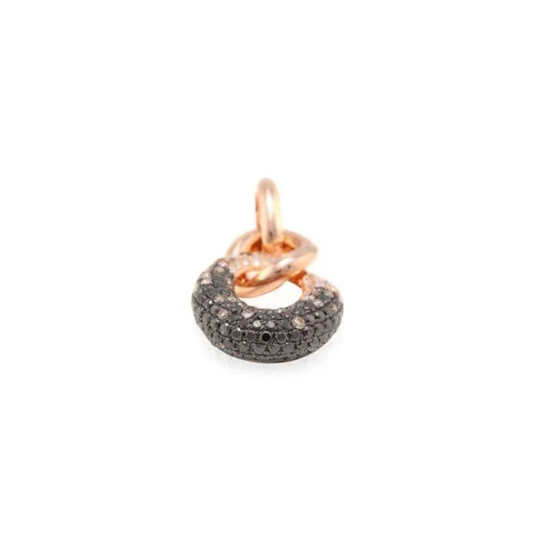 Black Diamond & White Diamond Pendant