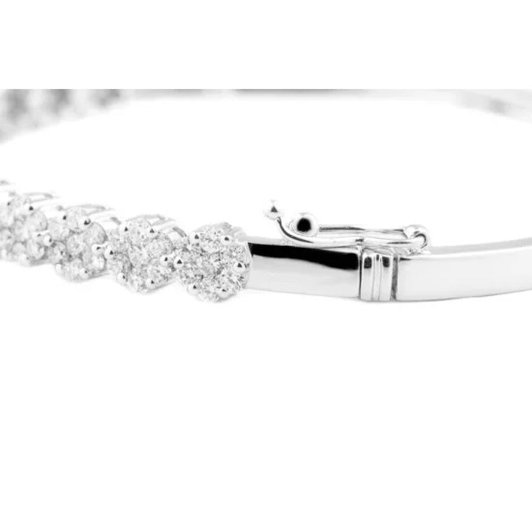 Crimson Illusion Diamond Bangle-B11629