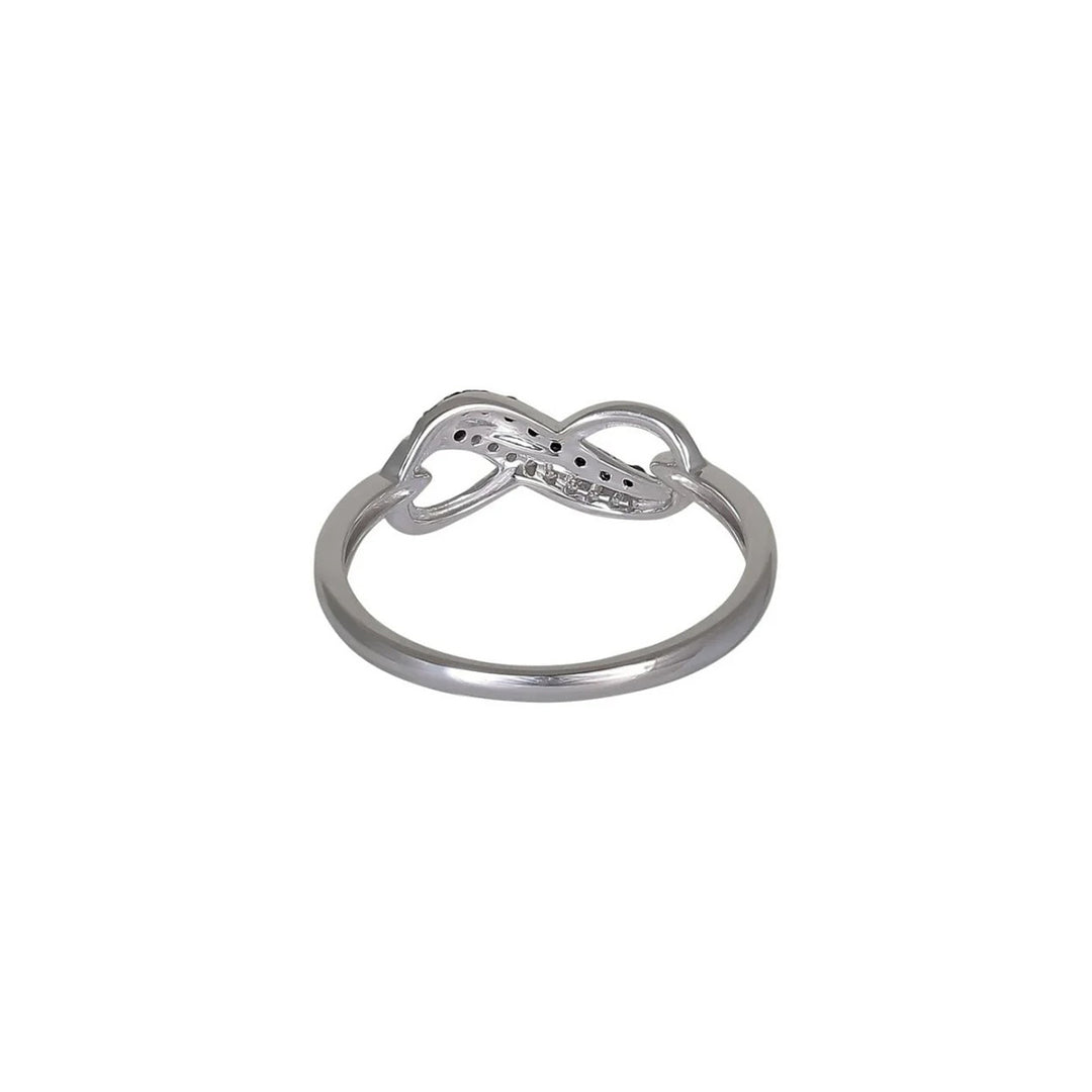 Black N White Diamond Ring