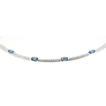 Load image into Gallery viewer, Blue Intervention Diamond Necklace (or1105)