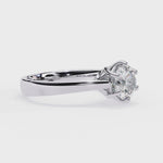 Load and play video in Gallery viewer, Round Solitaire Engagement Ring