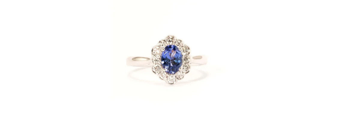 Buy designer oval engagement ring from leading store
