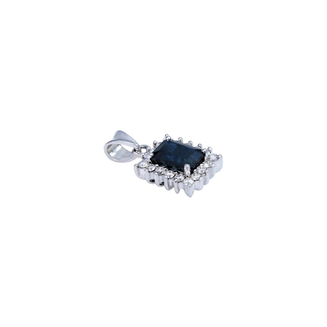 sapphire club pendant