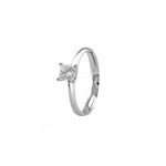 Load image into Gallery viewer, Four Prongs Princess Cut Engagement Ring
