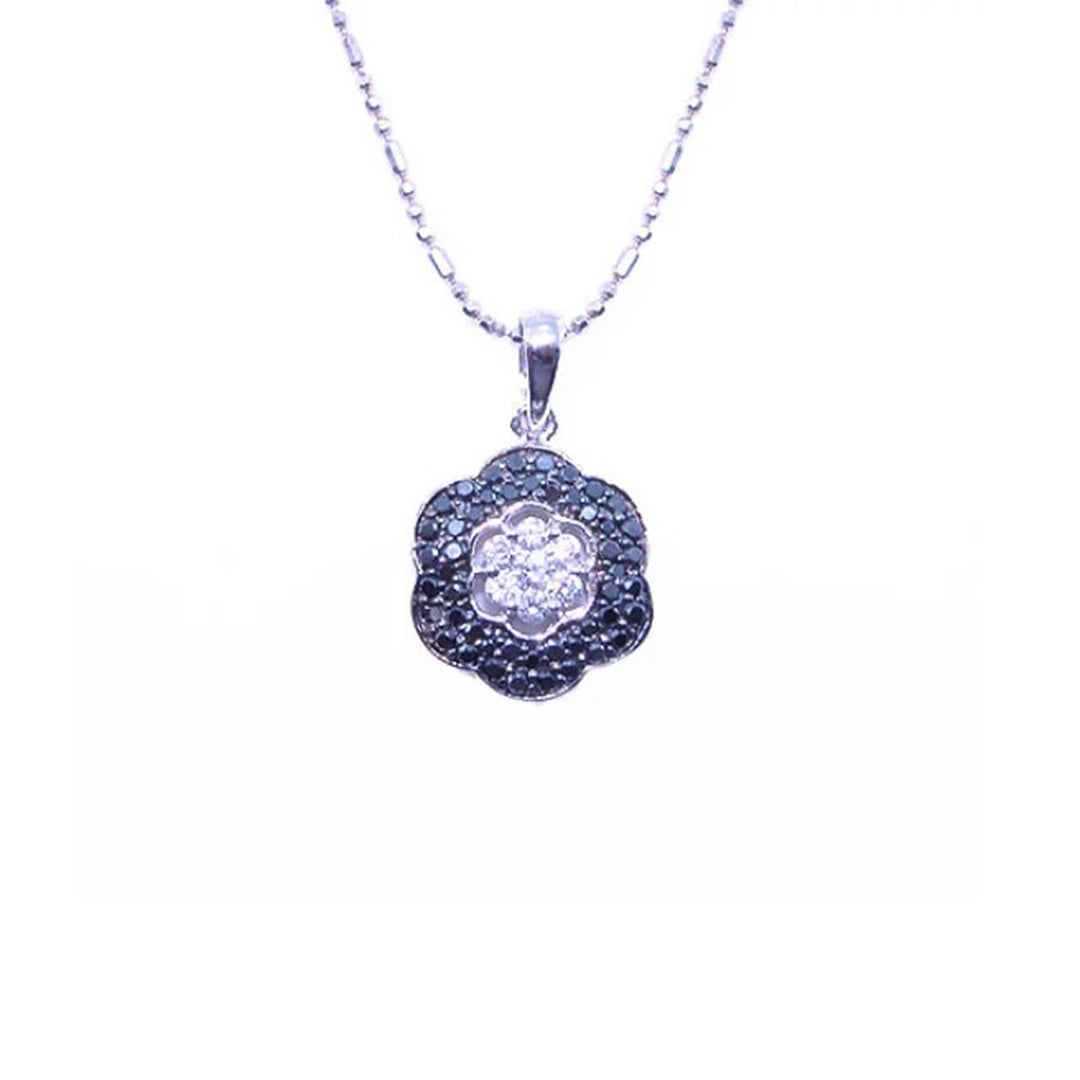 Black & White Diamond Pendant