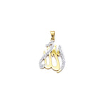 Load image into Gallery viewer, Allah written in Beautiful Calligraphy &amp; Hand Crafted into a Beautiful Pendant
