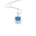 Load image into Gallery viewer, &quot;London&#39;s Blue&quot; Pendant
