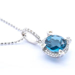 Load image into Gallery viewer, &quot;London&#39;s Blue&quot; Pendant
