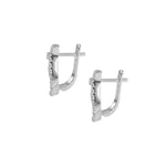 Load image into Gallery viewer, Leaf Hoop Earrings

