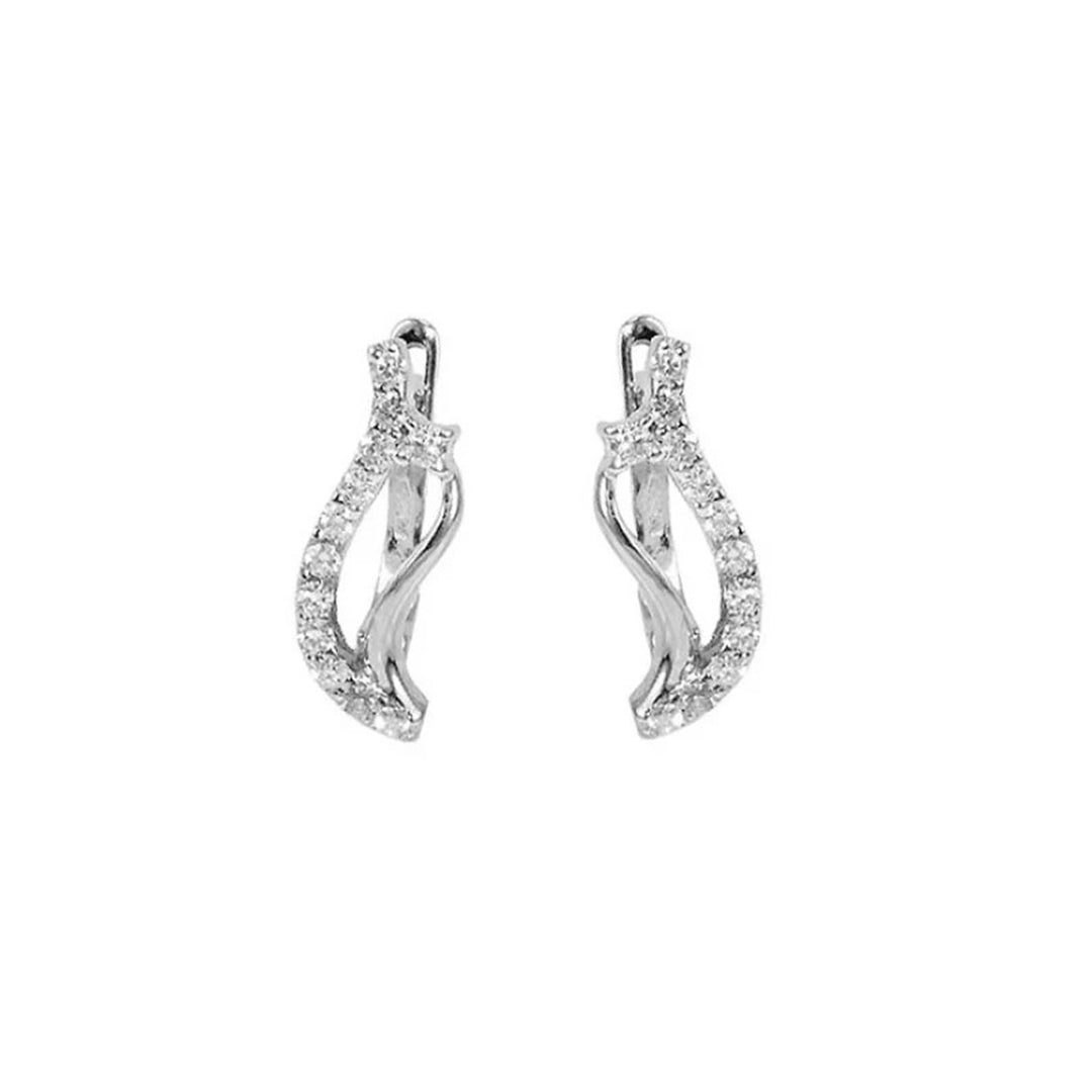 Leaf Hoop Earrings