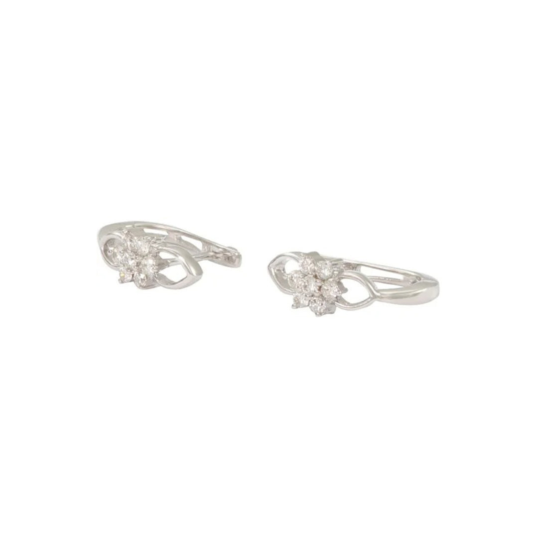 Flora clip earrings