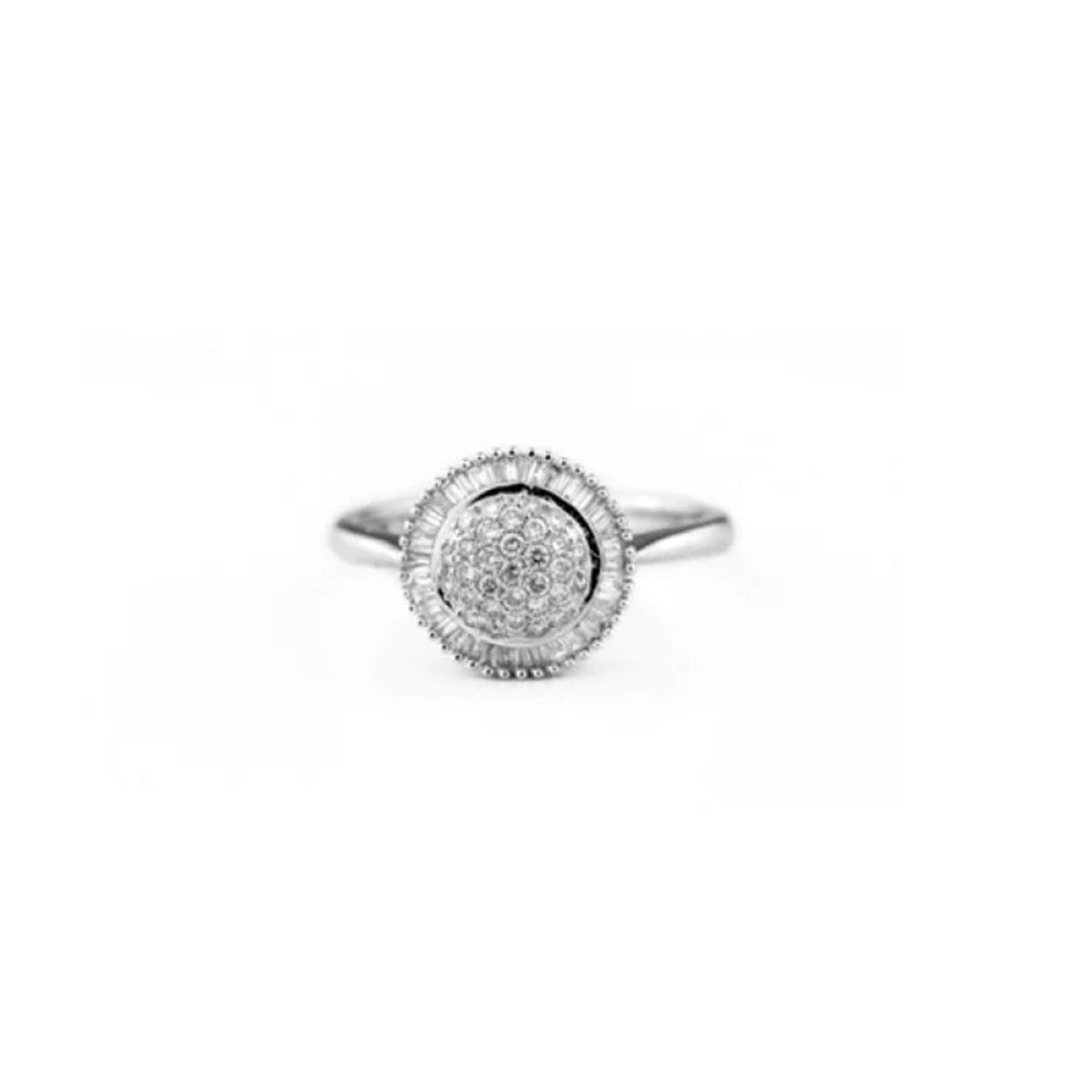 Flower Micro-Pave Ring