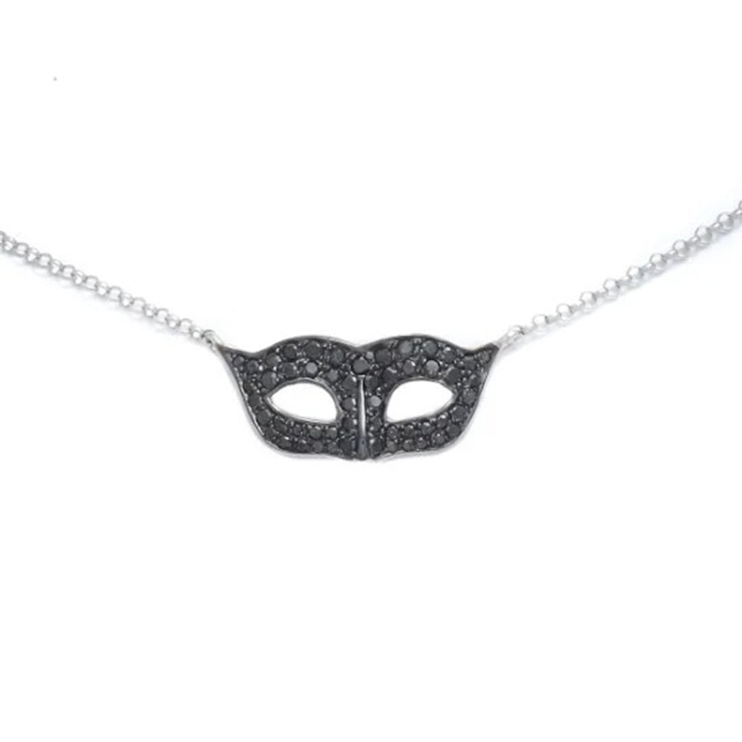 Black Diamond Mask Necklace