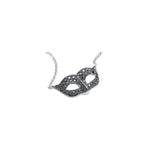 Load image into Gallery viewer, Black Diamond Mask Necklace
