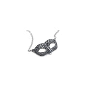 Black Diamond Mask Necklace