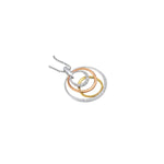Load image into Gallery viewer, Diamond with 3 Colors Gold Pendant with Chain
