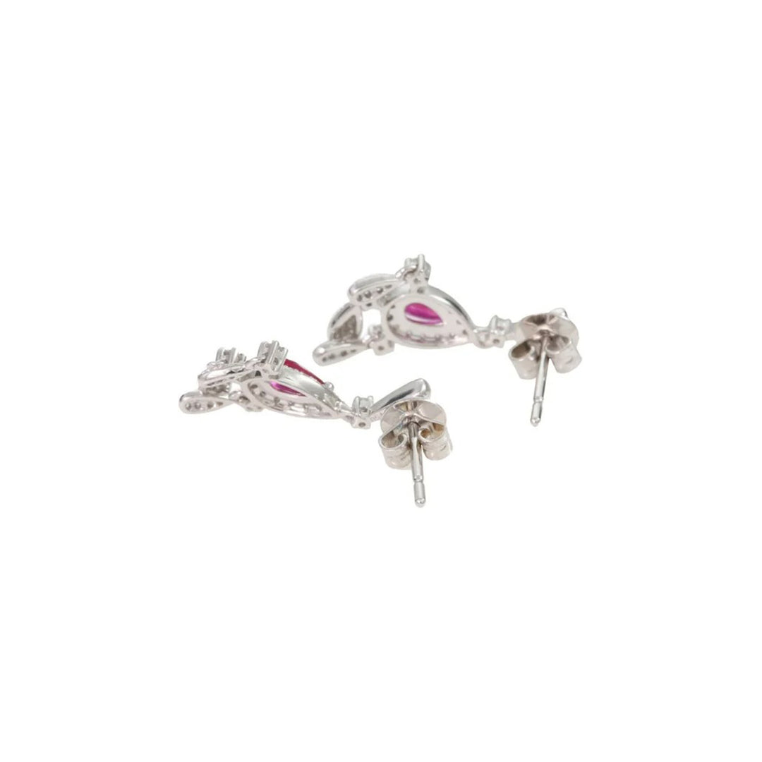 Ruby Chandelier Earings