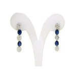 Load image into Gallery viewer, sapphire sonic earings
