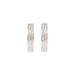 Load image into Gallery viewer, Baguette Diamond Hoop Earrings - B10913
