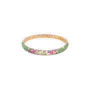Multi-Gems Diamond Bangle-B11051