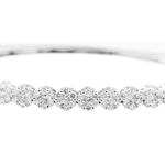 Load image into Gallery viewer, Crimson Illusion Diamond Bangle-B11629
