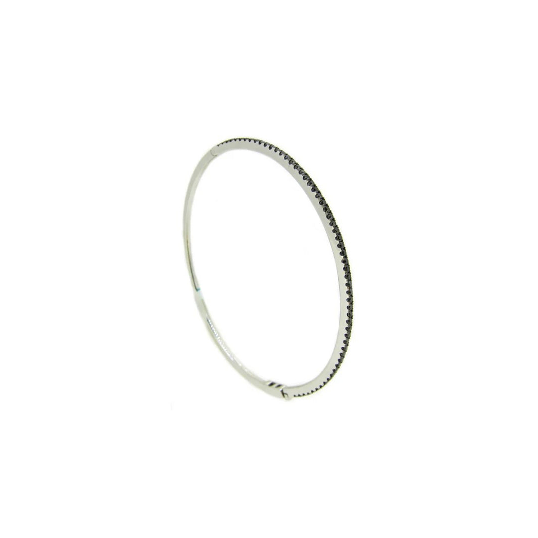 Black Sparkling Bangle-B11761