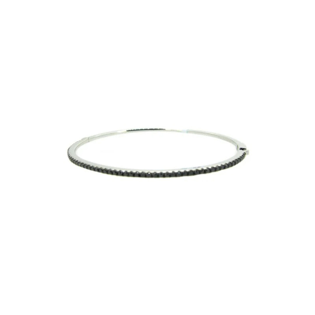 Black Sparkling Bangle-B11761