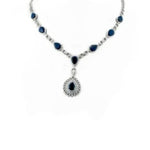Load image into Gallery viewer, Sapphire Drops Necklace
