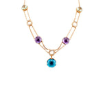 Load image into Gallery viewer, Rose gold diamond necklace
