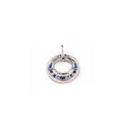 Full Moon Sapphire Pendant-B12335