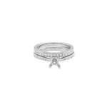 Load image into Gallery viewer, Customised Semi-Mount Ring with Second Band
