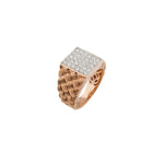 Load image into Gallery viewer, Rose Gold Cob-Web Ring (B12483)
