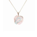 Load image into Gallery viewer, Heart Shape Rose Quartz Pendant
