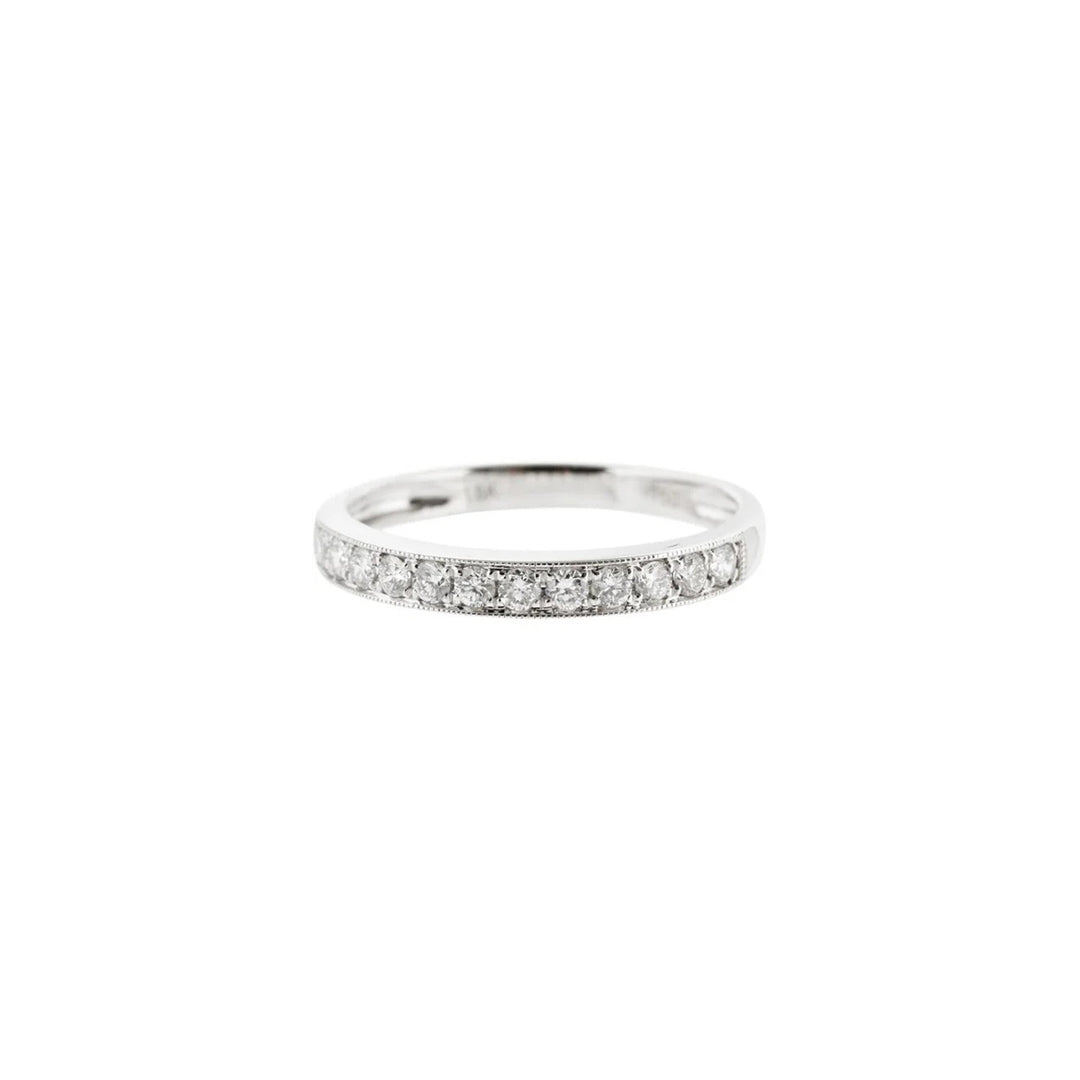 White Gold Diamond Wedding Band