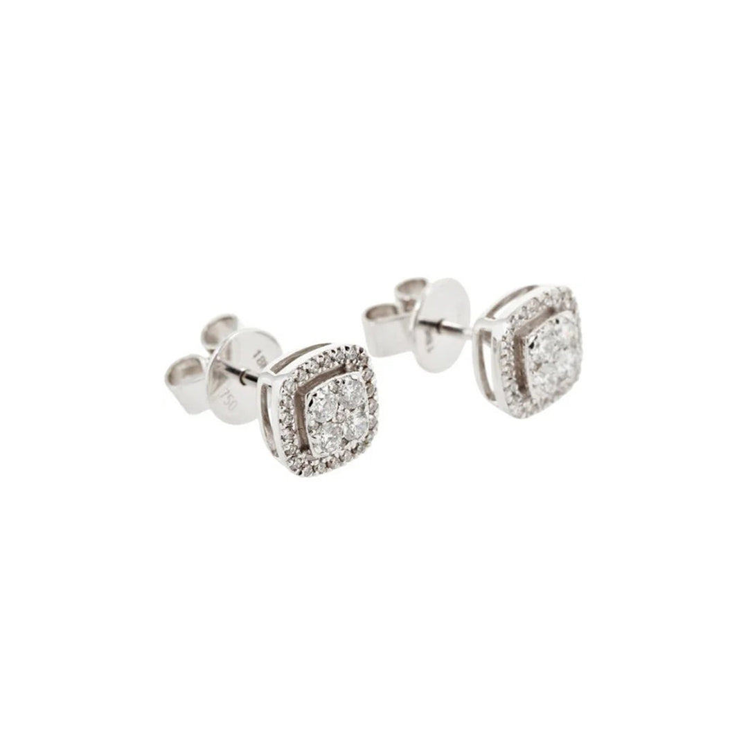 GORGEOUS CUSHION SHAPE STUDS