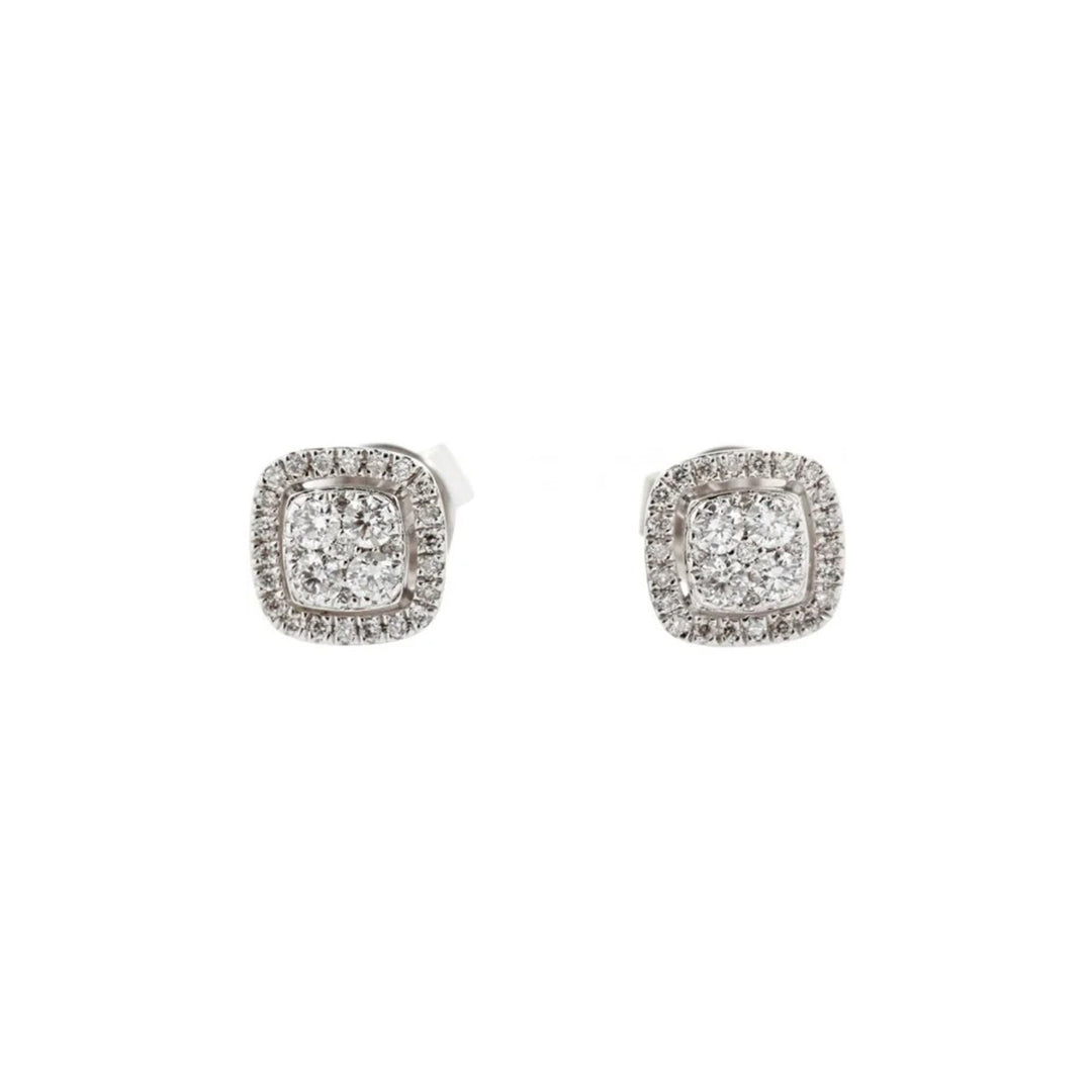 GORGEOUS CUSHION SHAPE STUDS