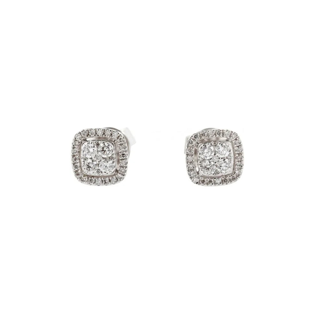 GORGEOUS CUSHION SHAPE STUDS