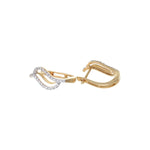 Load image into Gallery viewer, Leaf Shape Diamond Earring - B13833
