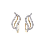 Load image into Gallery viewer, Leaf Shape Diamond Earring - B13833
