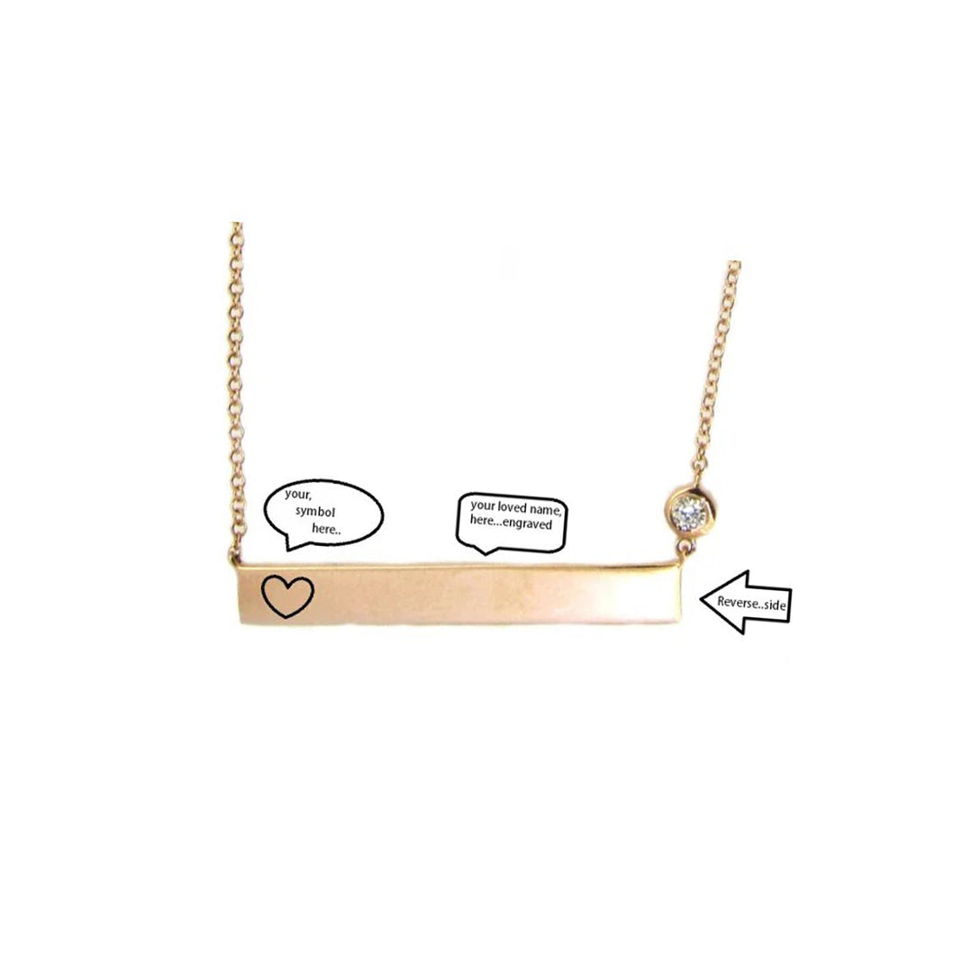 Impressions diamond necklace
