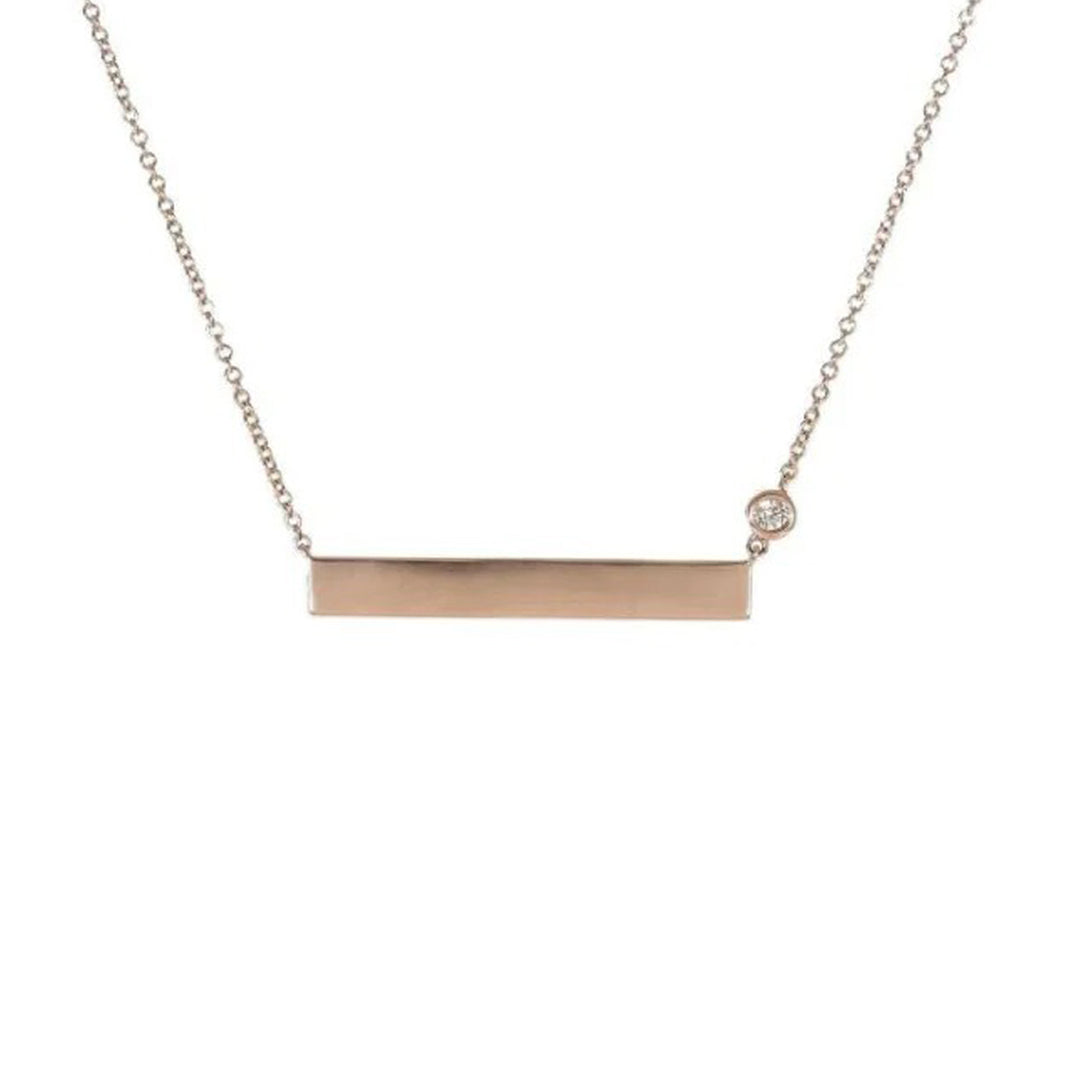 Impressions diamond necklace