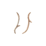 Load image into Gallery viewer, 18K Rose Gold 0.09ct Round Diamond Earring
