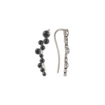 Load image into Gallery viewer, Eva Women&#39;s 18K White Gold 0.26ct Black Diamond Earrings
