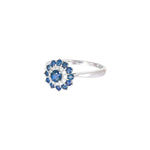 Load image into Gallery viewer, Hallo Sapphire ring
