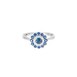 Load image into Gallery viewer, Hallo Sapphire ring
