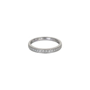 Pave setting Wedding Band -B14691
