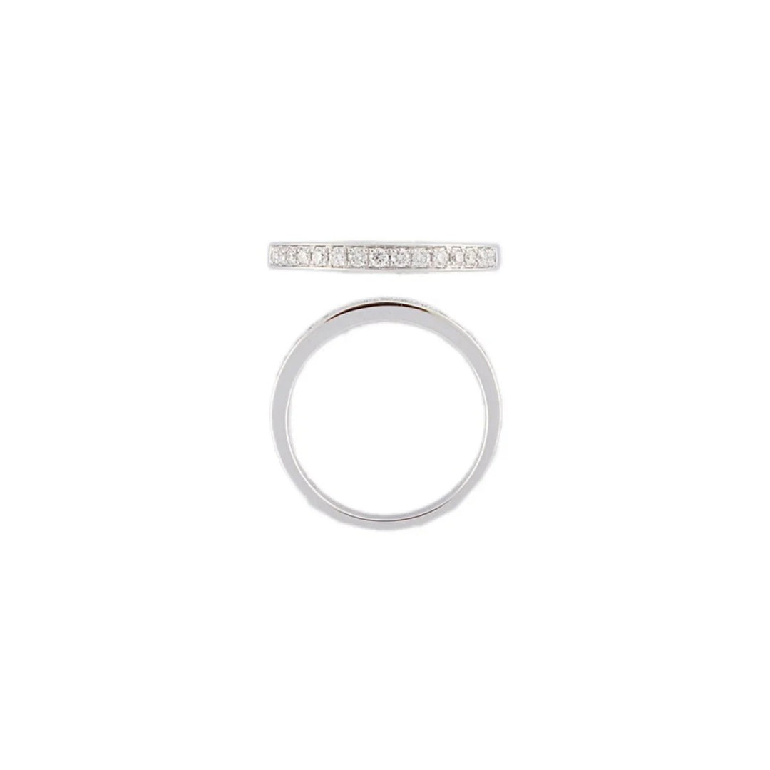Pave setting Wedding Band -B14691