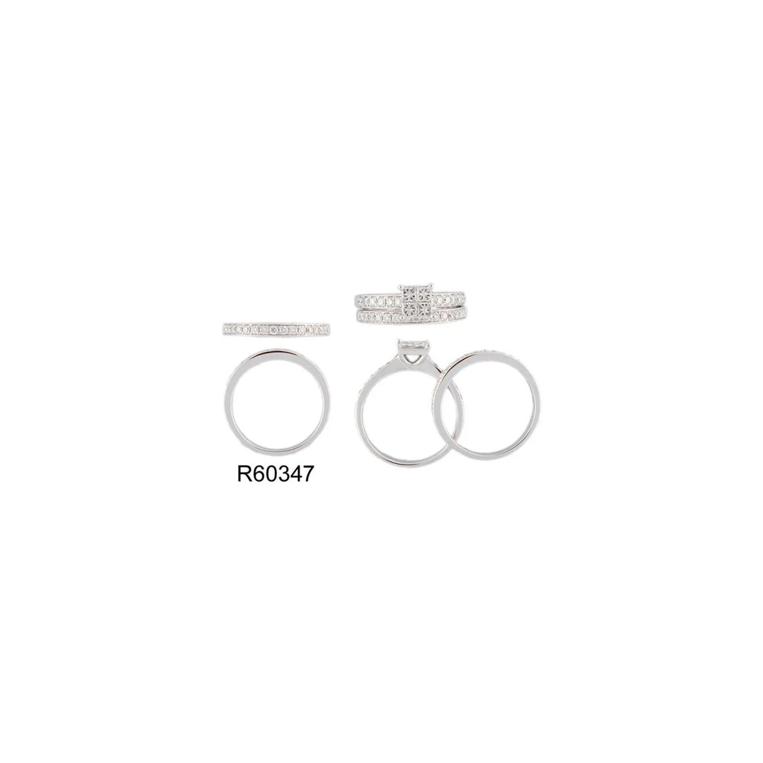Pave setting Wedding Band -B14691